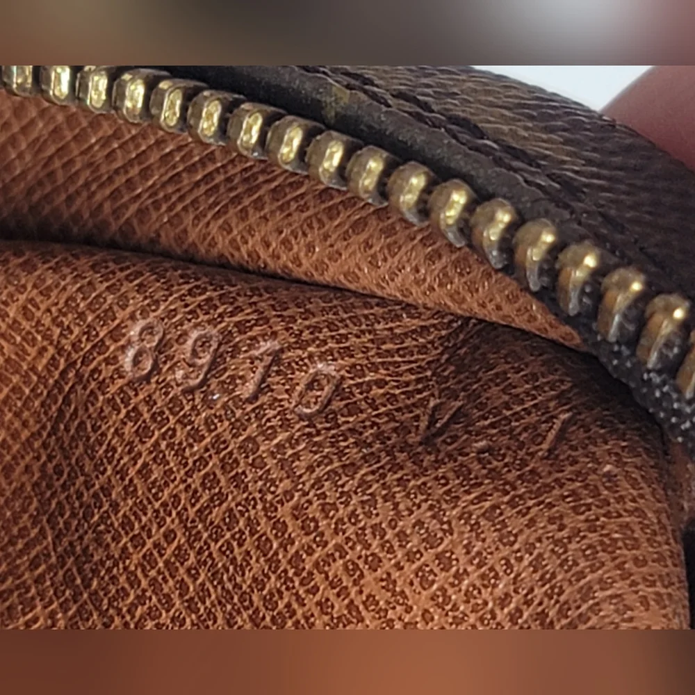 Louis Vuitton Porte Documents Voyage Monogram Canvas Briefcase Hand Bag Auth